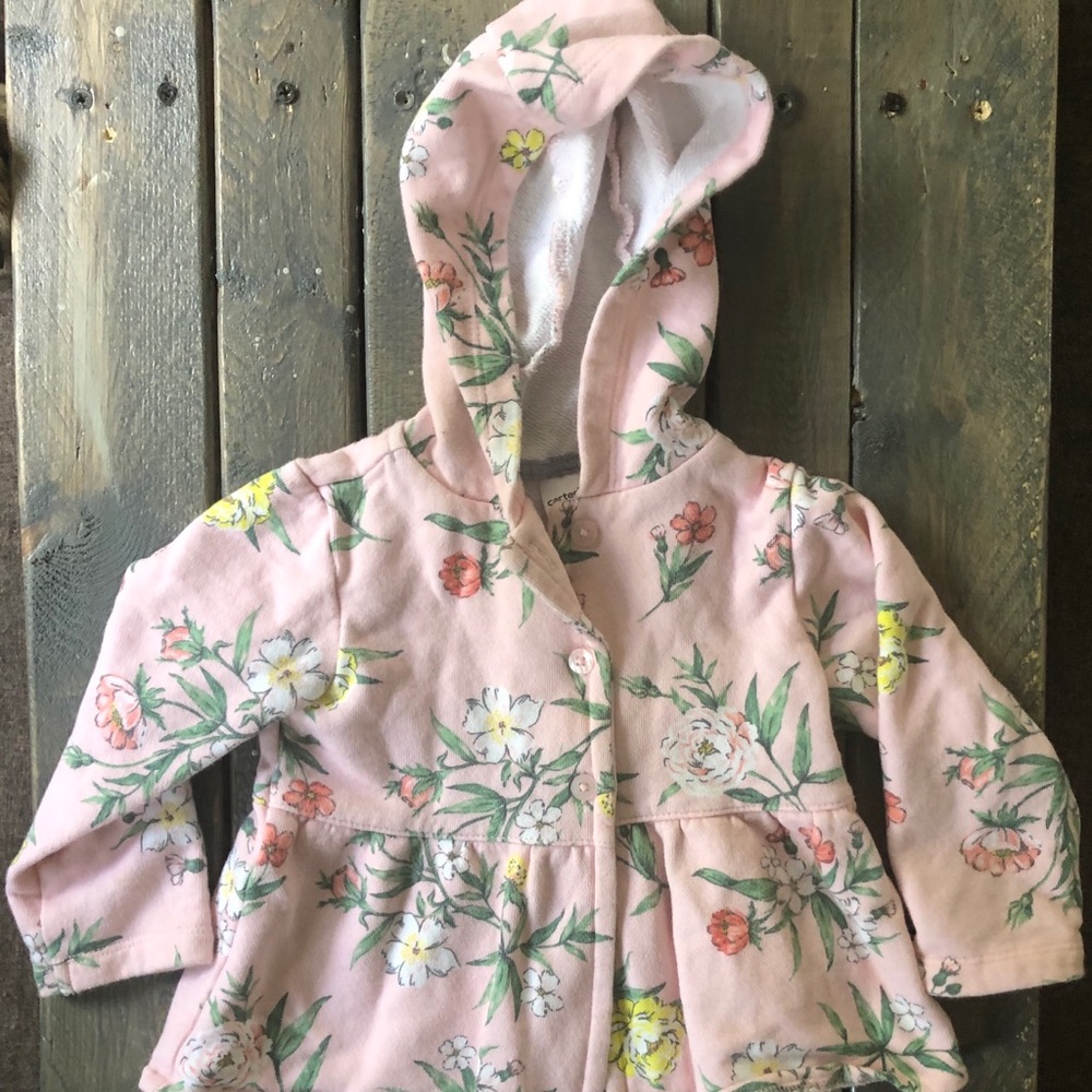 Toddler 18 month button sweatshirt